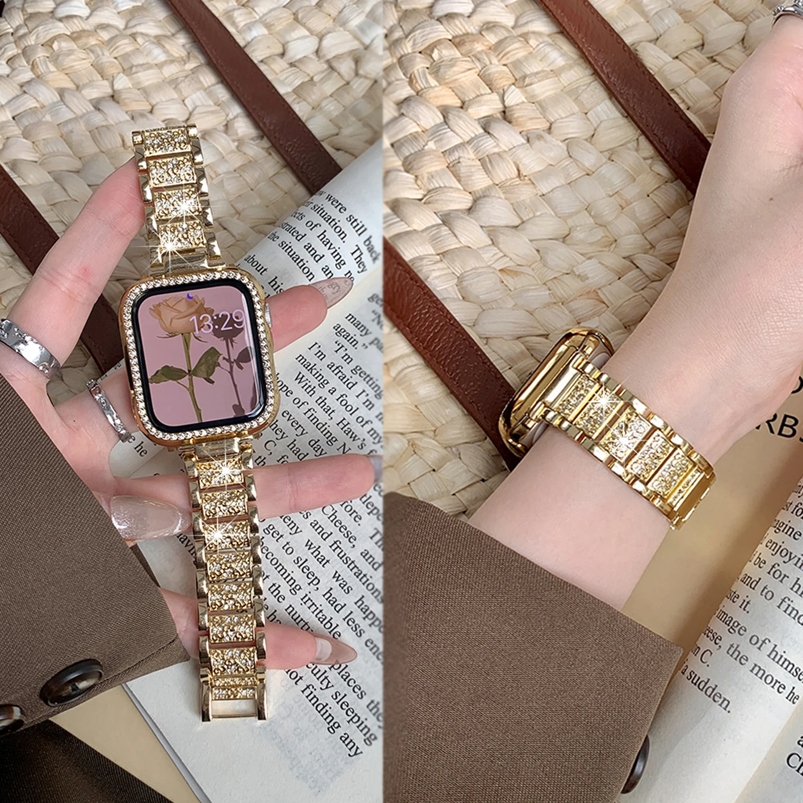 Correa para Apple Watch 10 Band 46mm 42mm 45mm 40mm 41mm 44/49mm para iWatch Ultra 9/8/7/6/5