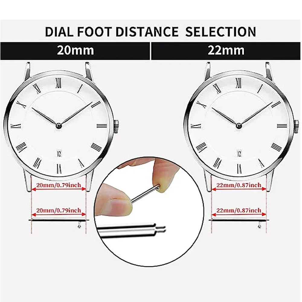 10 Uds. Pasadores de liberación rápida 1,5mm 1,8mm de diámetro Pin de correa de reloj para reloj inteligente 18/20/22/24mm. - Image 4