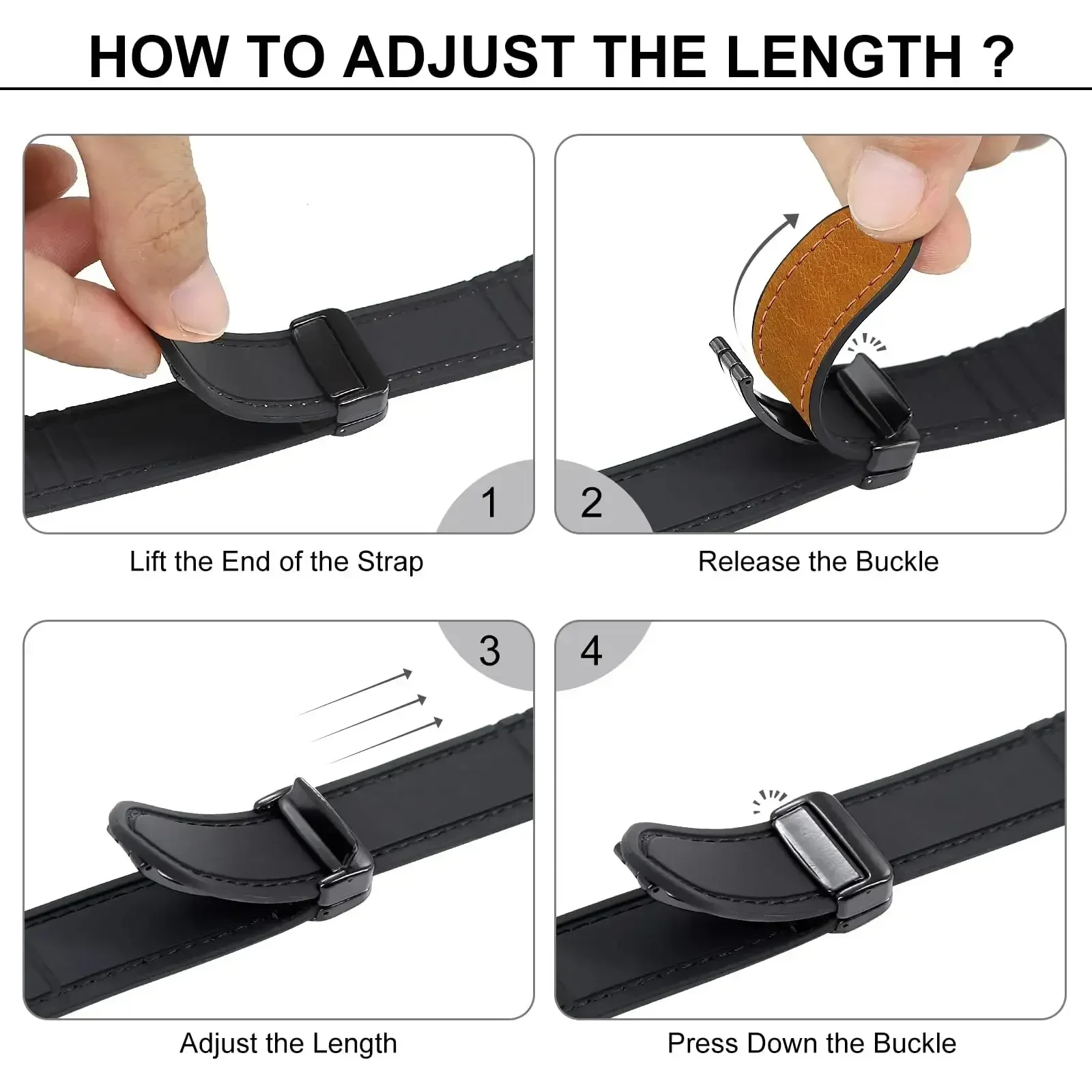 Correa de cuero + silicona para Apple Watch 10 42 46mm Ultra2 49mm 44mm 45 41mm 40mm 38 42mm para iwatch Series 9 8 7 SE 6. - Image 5