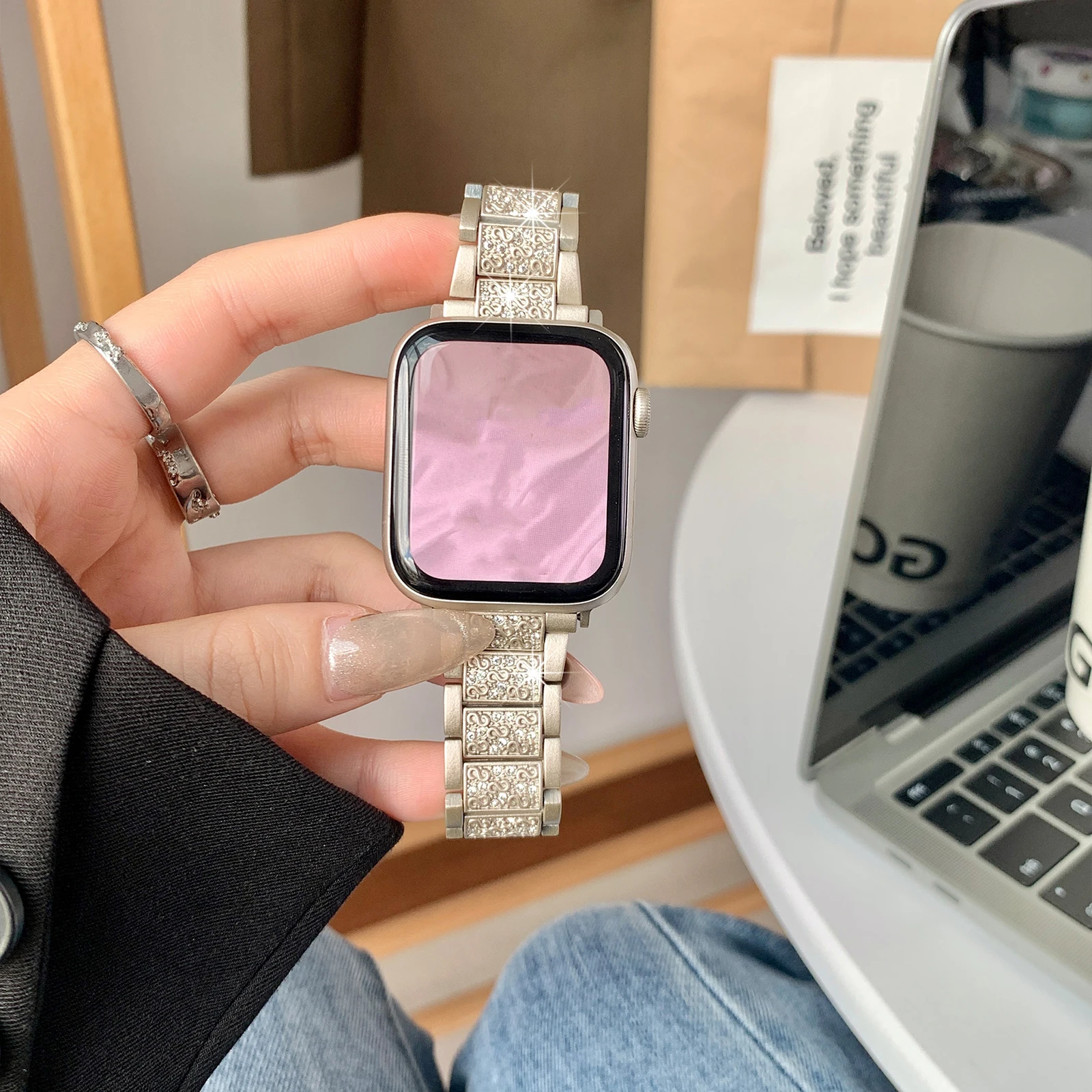 Correa para Apple Watch 10 Band 46mm 42mm 45mm 40mm 41mm 44/49mm para iWatch Ultra 9/8/7/6/5 - Image 2