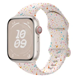 Correa deportiva de silicona para Apple watch, pulsera suave para iwatch Series 9, 8, 7, 6, 5, 3, SE Ultra 2, 40mm, 45mm, 44mm, 41mm, 38mm, 49mm