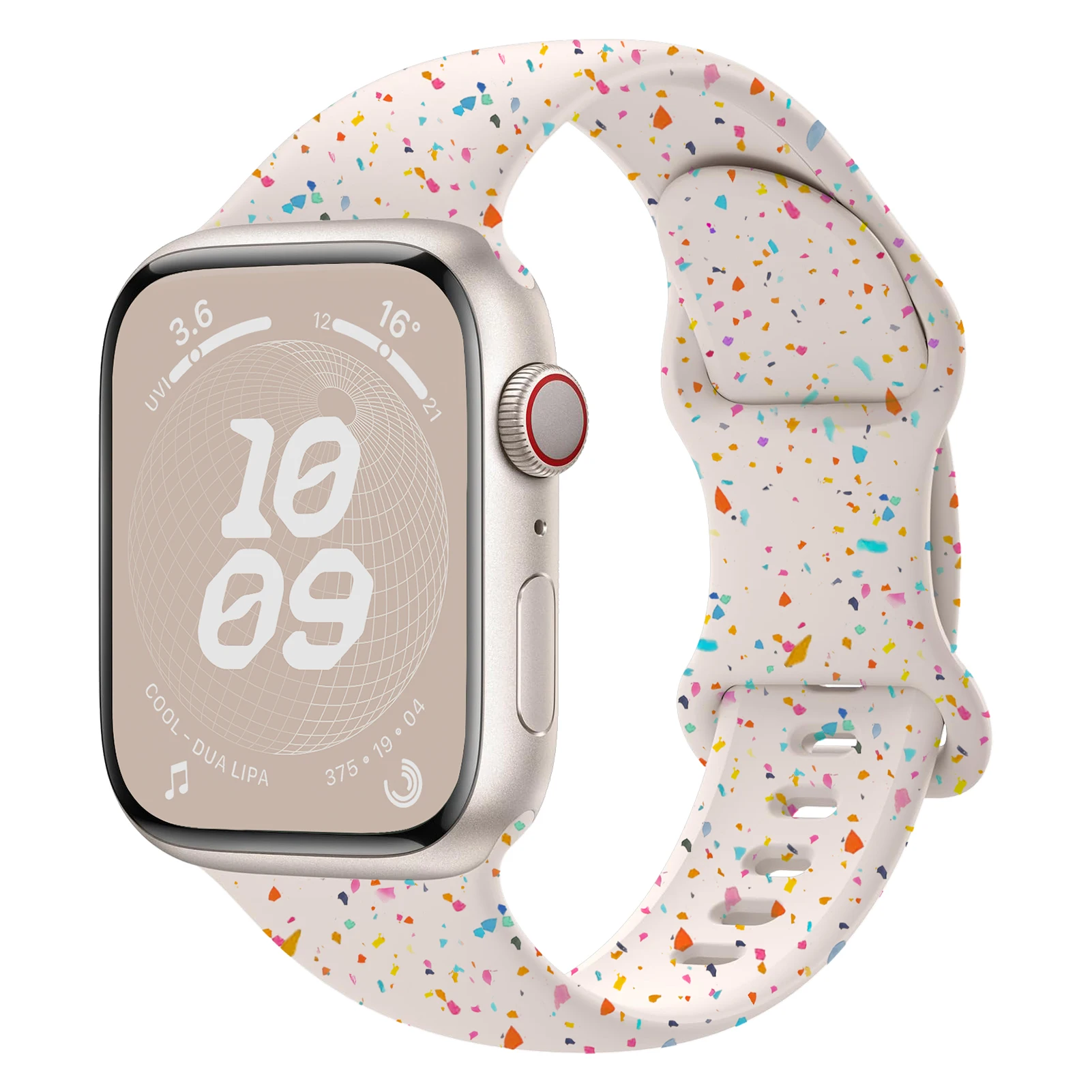 Correa deportiva de silicona para Apple watch, pulsera suave para iwatch Series 9, 8, 7, 6, 5, 3, SE Ultra 2, 40mm, 45mm, 44mm, 41mm, 38mm, 49mm