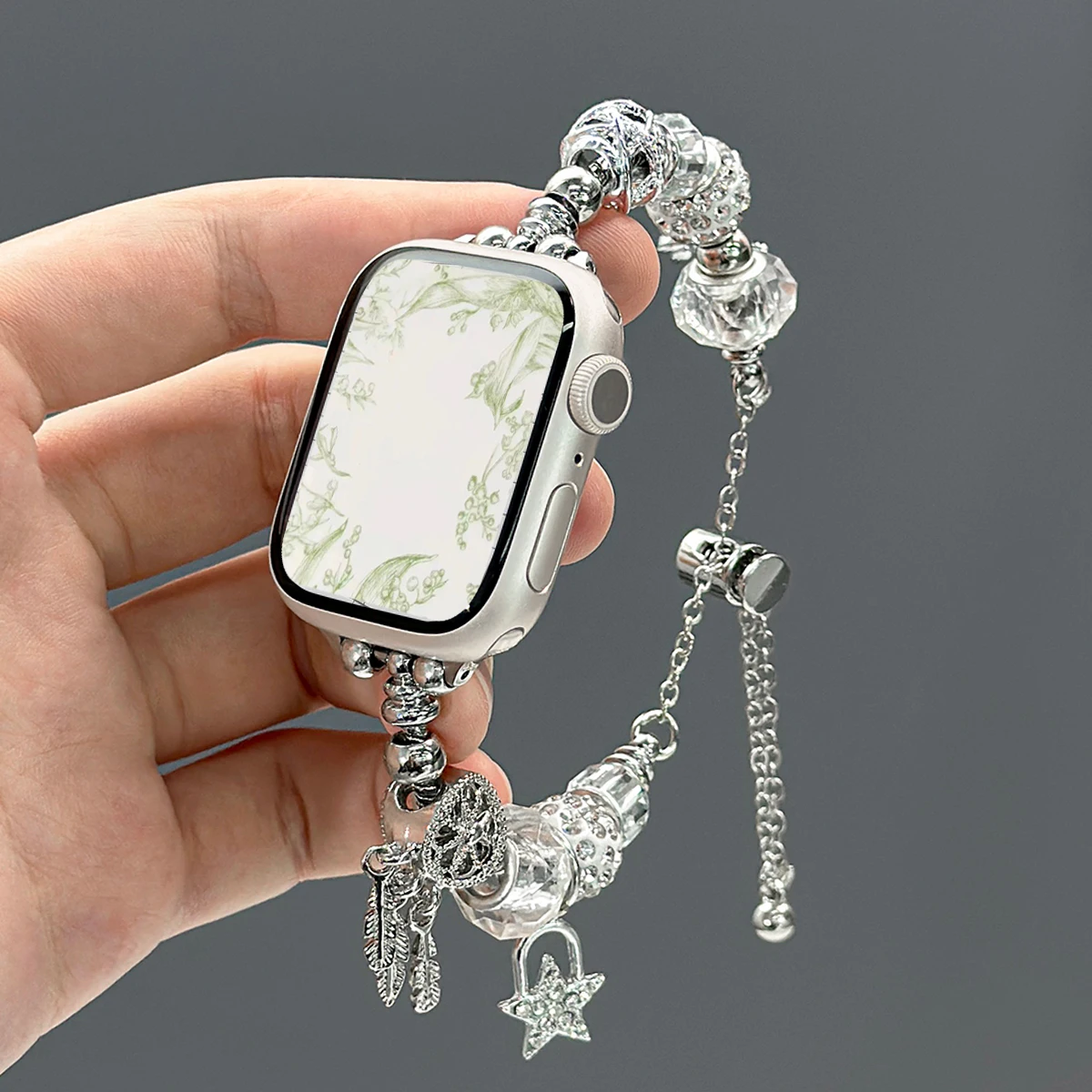 Correa de joyería para Apple Watch 10 Band 46mm 42mm 41mm 45mm 44mm 38/40mm para iWatch Series 9 8 7 6 SE Ultra