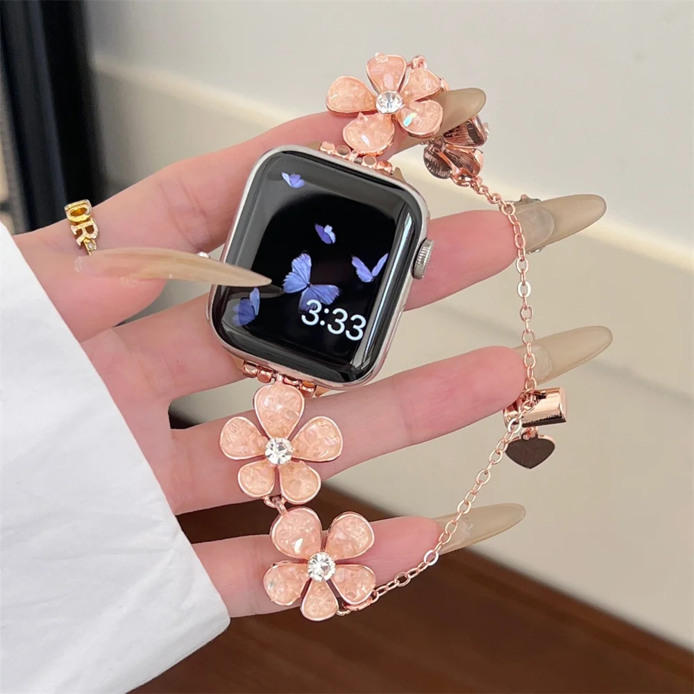 Correa para Apple Watch Band 45mm 41mm 44mm 40mm 42mm para iWatch 9 8 7 6 5 - Image 3