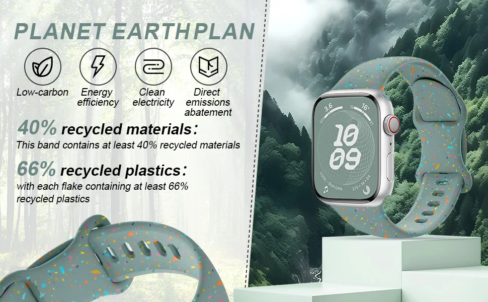 Correa deportiva de silicona para Apple watch, pulsera suave para iwatch Series 9, 8, 7, 6, 5, 3, SE Ultra 2, 40mm, 45mm, 44mm, 41mm, 38mm, 49mm - Image 5